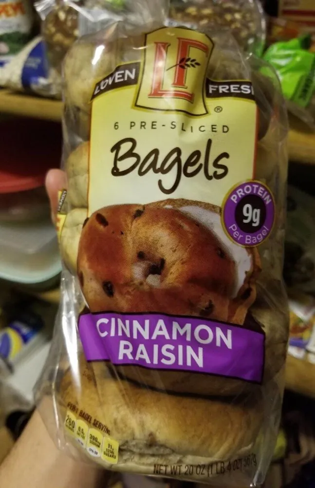 Cinnamon raisin bagels