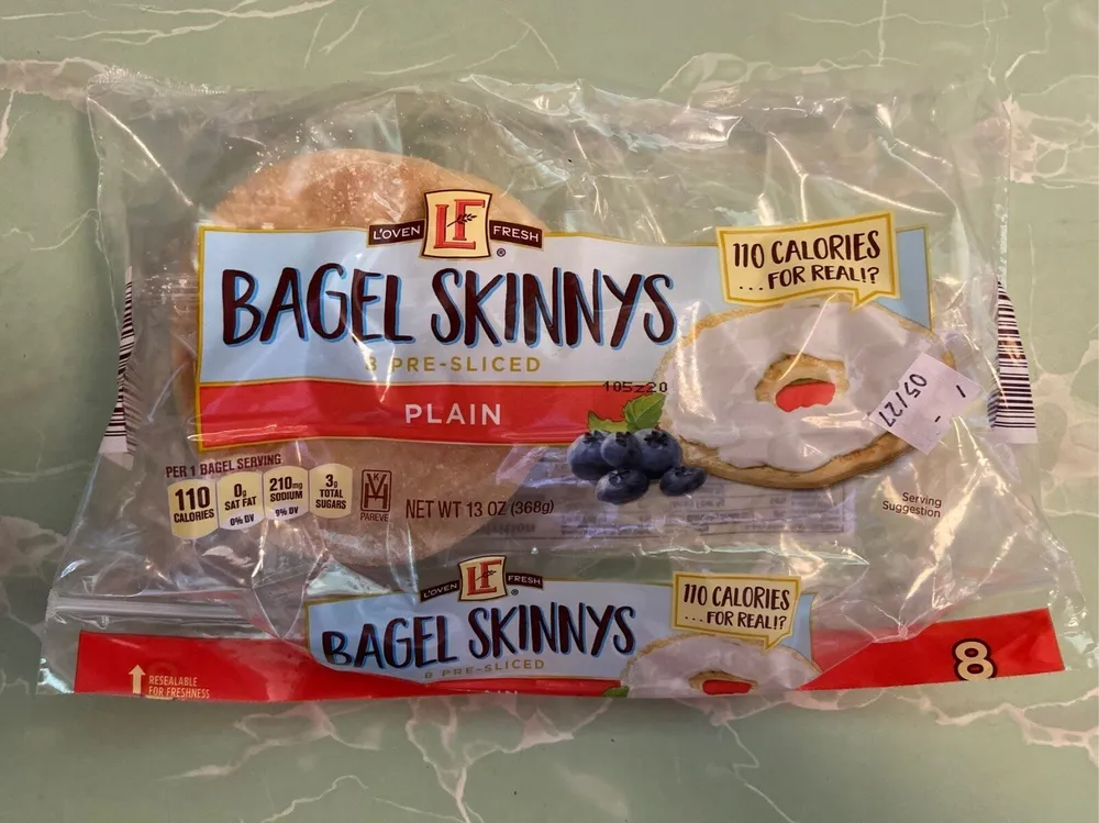 Bagel Skinnys Plain