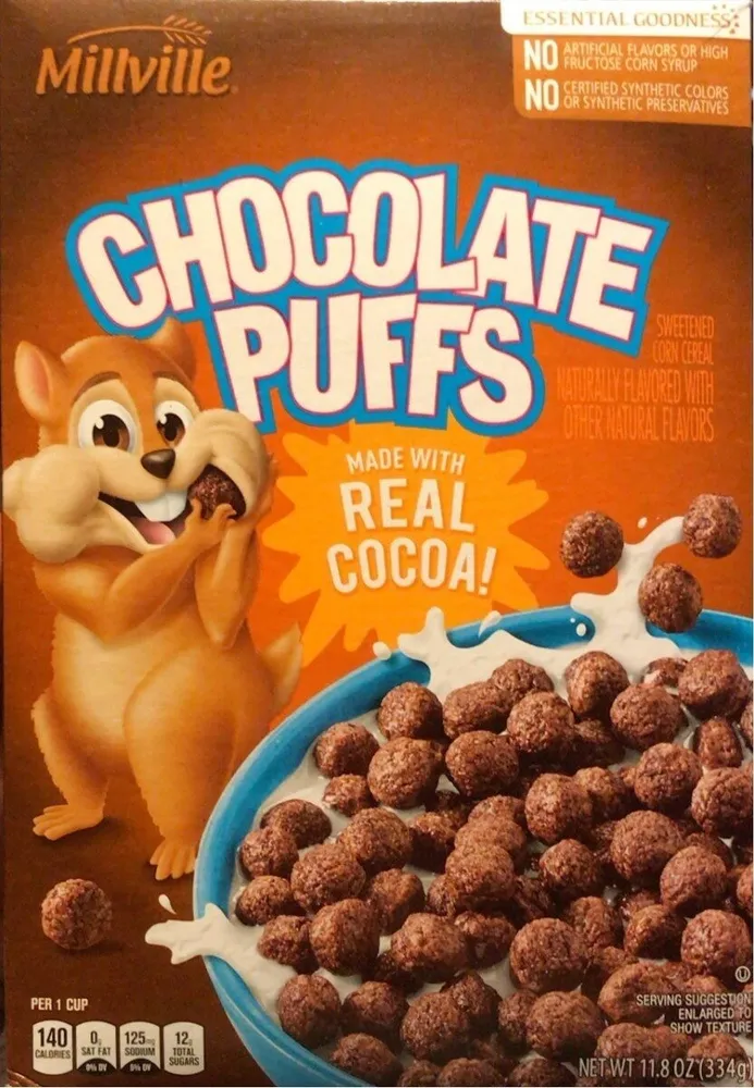 Chocolate puffs