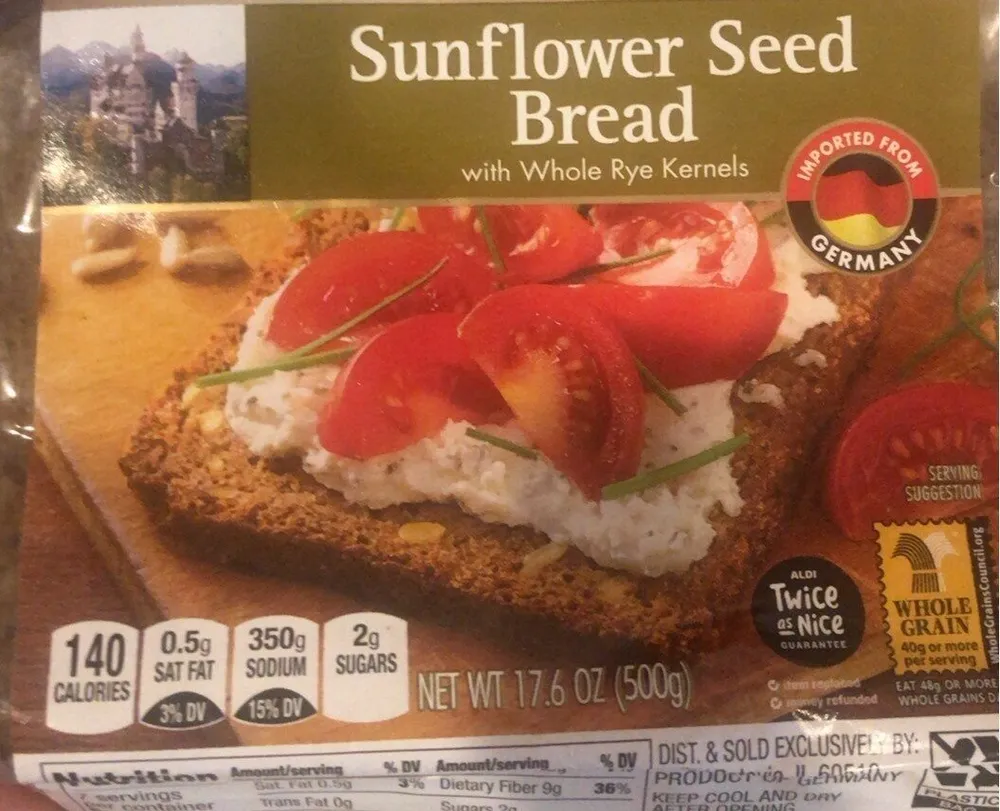 Sunflower seed bread