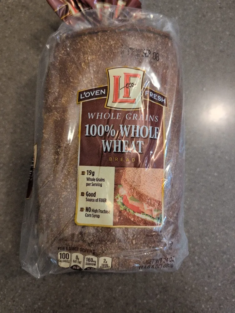 100% Whole Wheat Bread