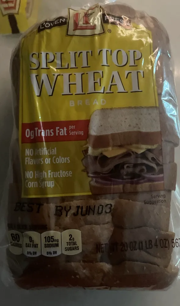 Split Top Wheat Bread