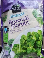 Steamed broccoli florets