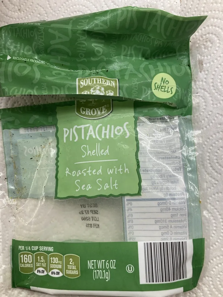 Pistachios Shelled Roasted with Sea Salt