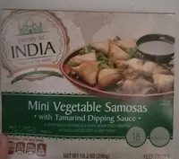 Mini Vegetable Samosas with Tamarind Dipping Sauce