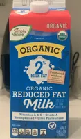 Organic Reduced Fat Milk