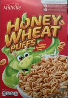 Honey wheat puffs