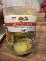Atomic Spicy Fresh Deli Pickles
