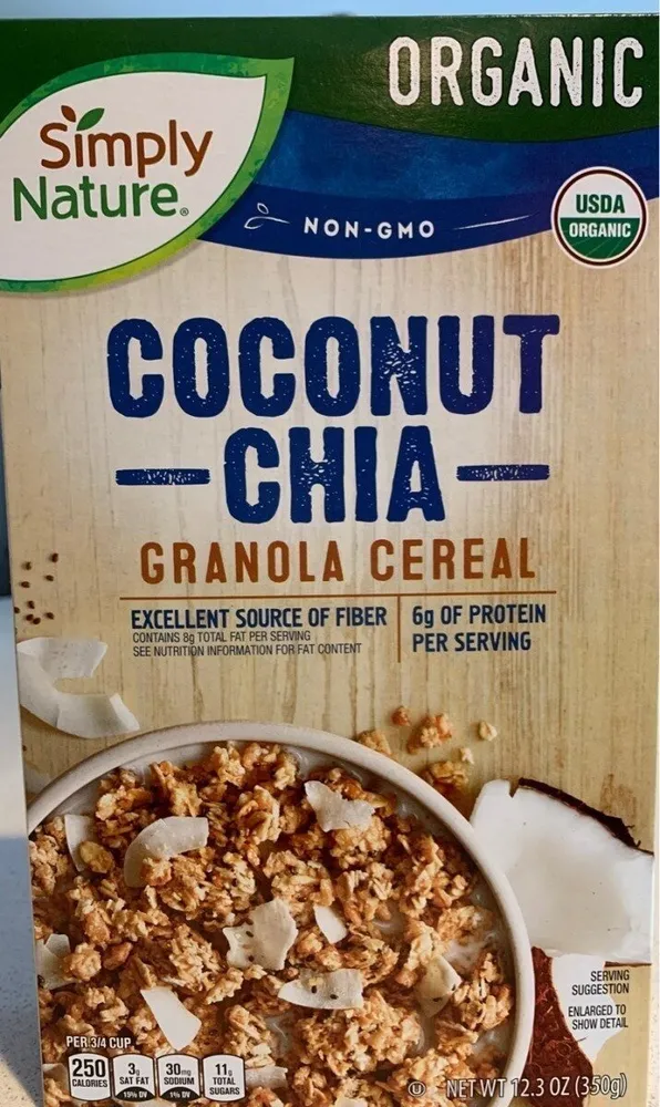 Coconut Chia Granola Cereal