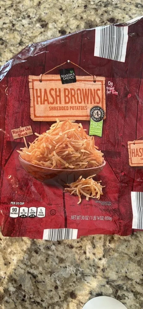HASH BROWNS SHREDDED POTATOES