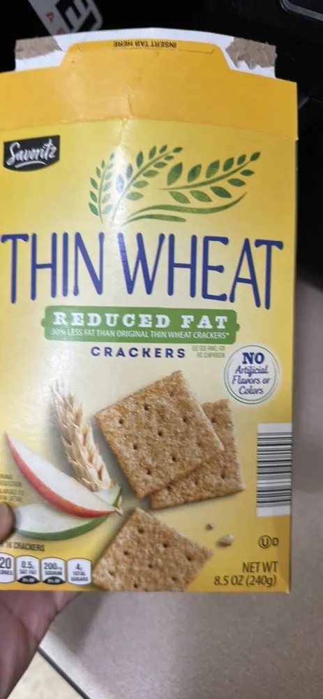 Thin Wheat Reduced Fat Crackers
