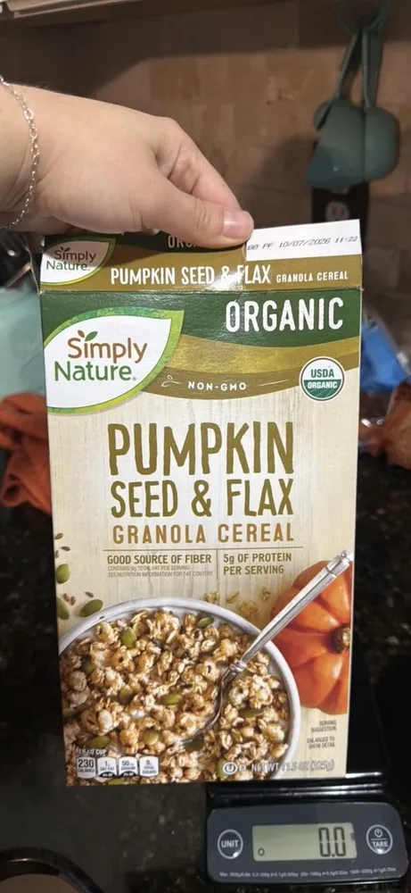 Pumpkin Seed & Flax Granola Cereal