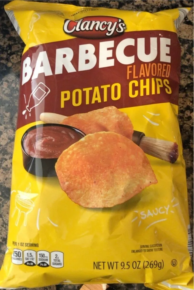 Barbecue Flavored Potato Chips
