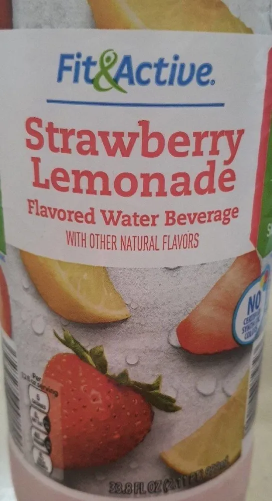 Strawberry Lemonade Flavored Water Beverage