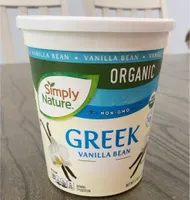 GREEK VANILLA BEAN FLAVORED WITH OTHER NATURAL FLAVORS GRADE A WHOLE MILK YOGURT