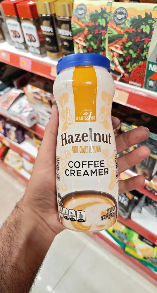 Hazelnut creamer