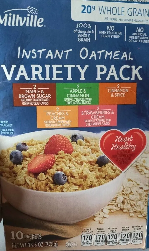 Instant Oatmeal Variety Pack
