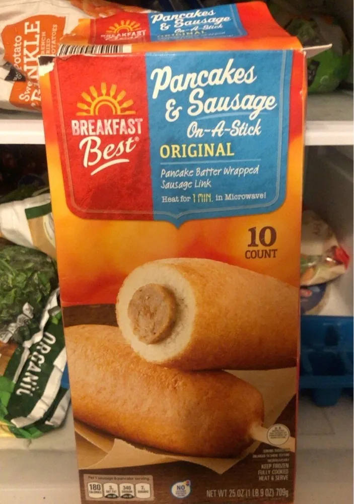 Pancake and sausage