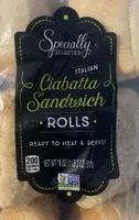 Italian Ciabatta Sandwich Rolls