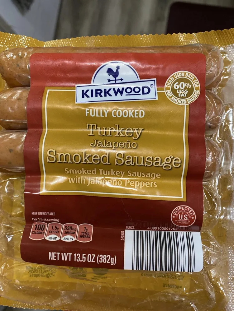 Turkey Jalapeño Smoked Sausage