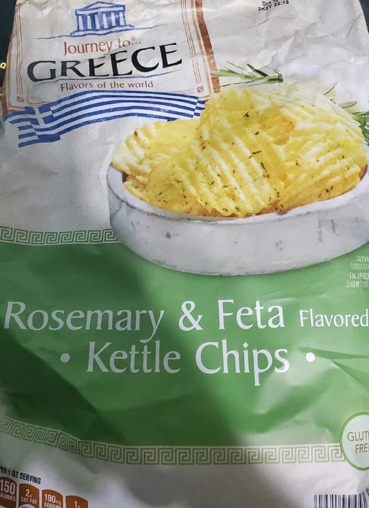 Rosemary & Feta Flavored Kettle Chips