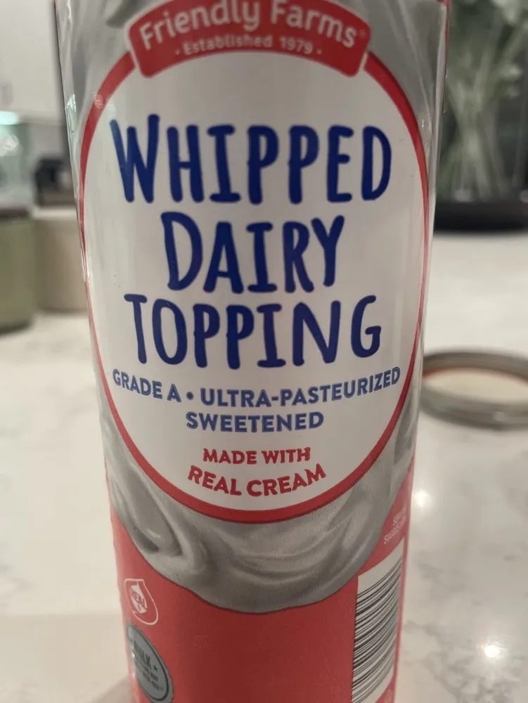 Whipped Dairy Topping