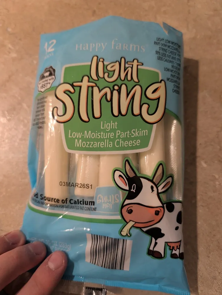 Light String Light Low-Moisture Part-Skim Mozzarella Cheese