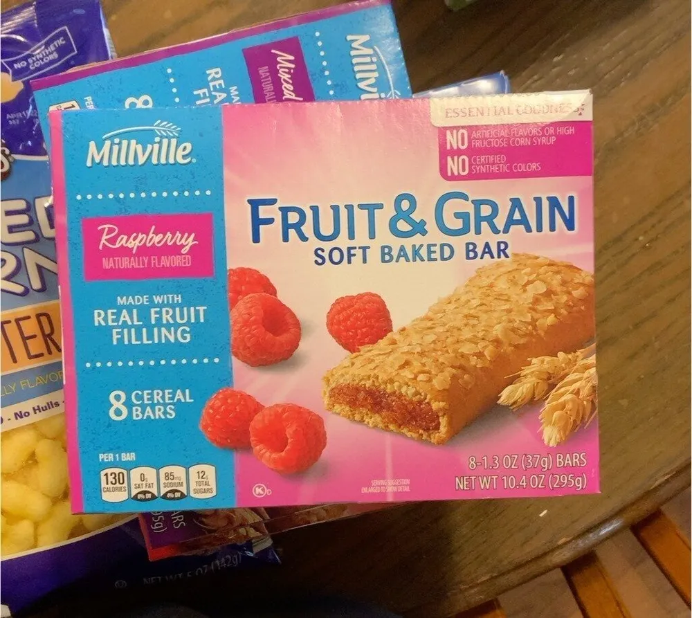 Soft Baked Bar Raspberry Fruit & Grain