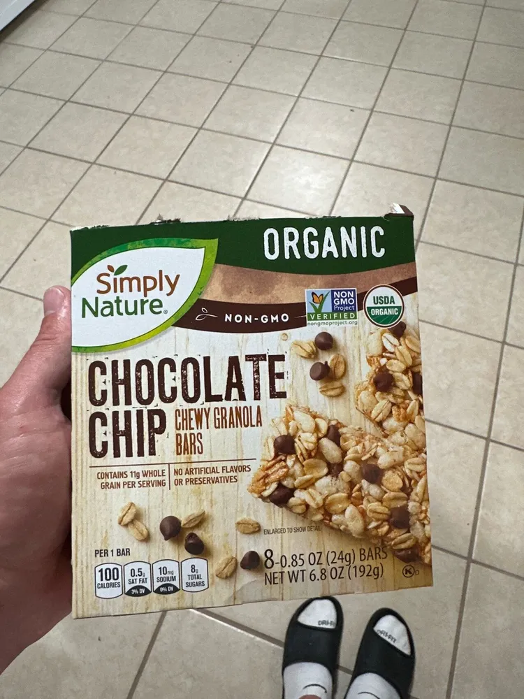 Chocolate Chip Chewy Granola Bars