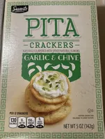 Pita Crackers Garlic & Chive