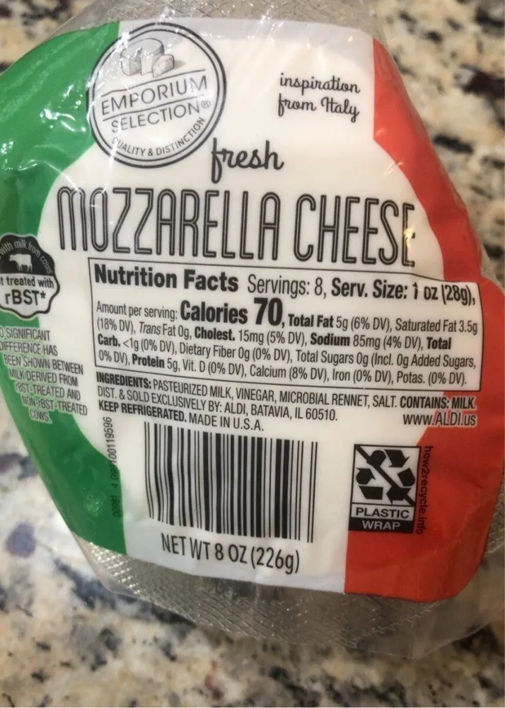 fresh MOZZARELLA CHEESE