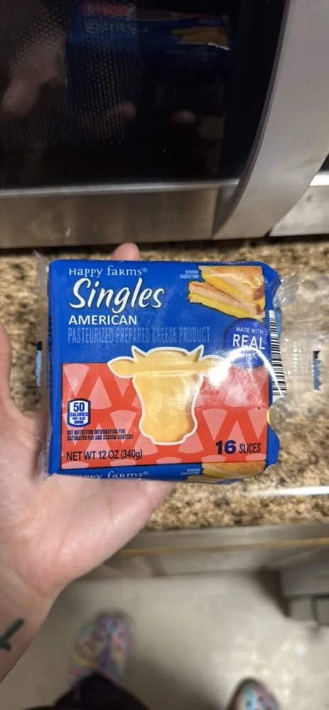 Singles American Pasteurized Prepared Cheese Product