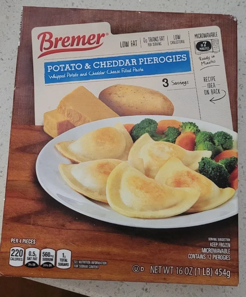 Potato & Cheddar Pierogies