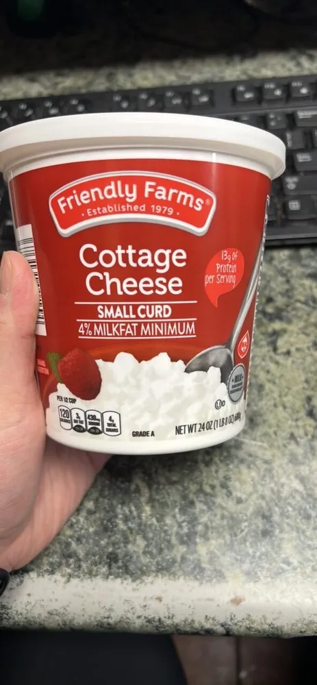 Cottage Cheese Small Curd 4% Milkfat Minimum