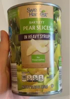 Bartlett pear slices