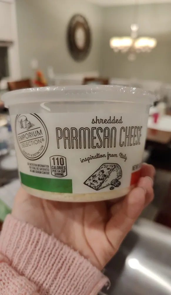 shredded PARMESAN CHEESE