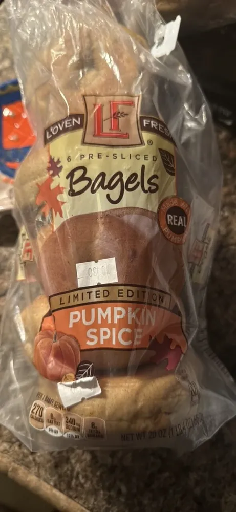 Pumpkin Spice Bagels