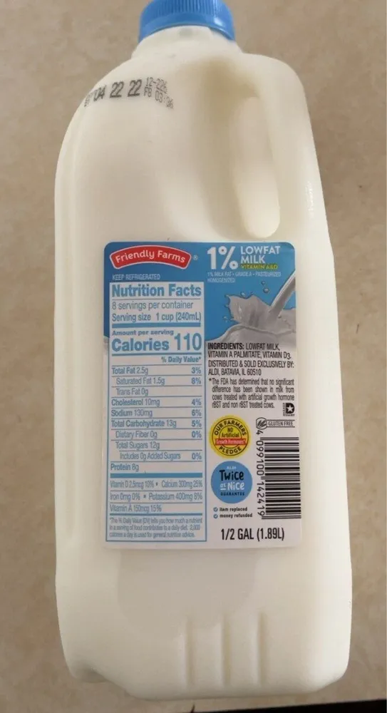 1% Lowfat Milk