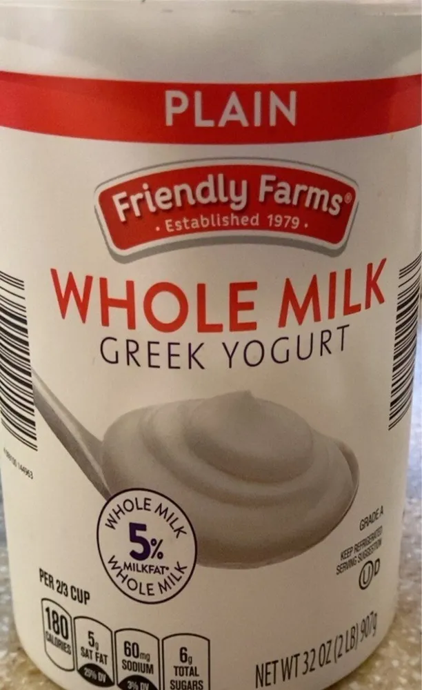 Friendly Farms Whole Milk Greek Yogurt
