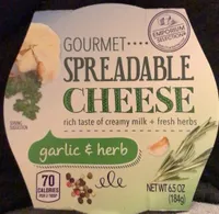 Gourmet Spreadable Cheese garlic & herb