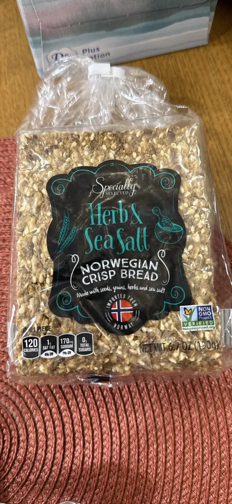 Herb & Sea Salt Norvegian crisp bread