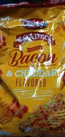 Loaded bacon and cheddar flavored potato chips