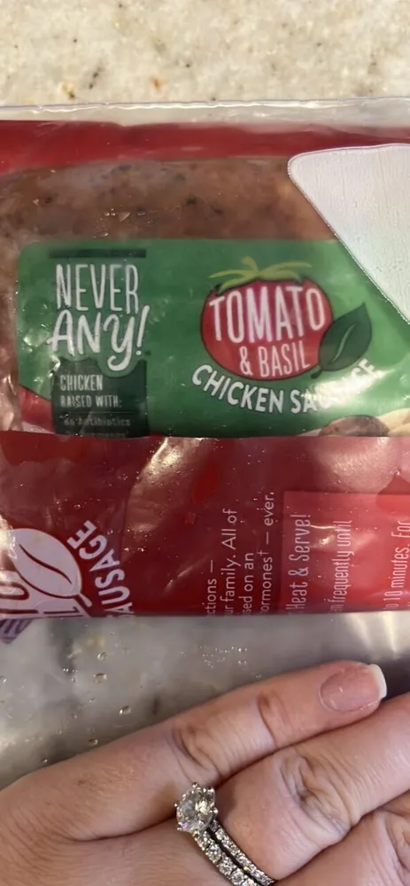 Tomato & Basil Chicken Sausage