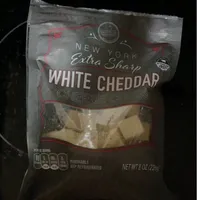 White cheddar cheese cubes
