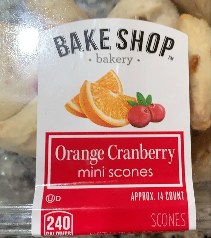 Orange, cranberry many scones