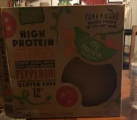 High protein deli pizza  red lentil