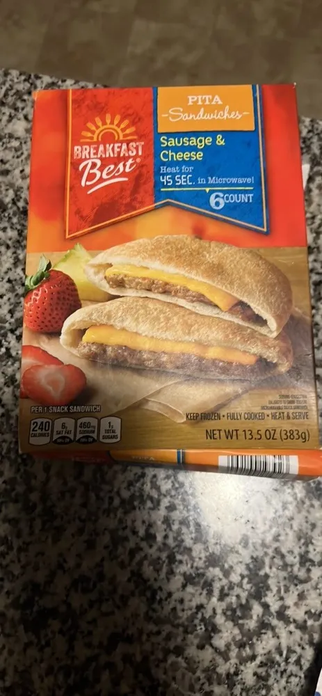 Pita Sandwich - Sausage & Cheese