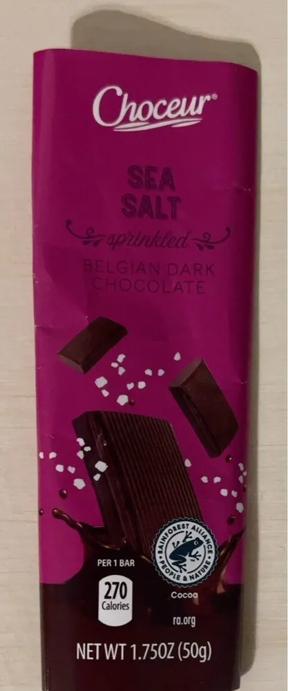Sea Salt Sprinkled Belgian Dark Chocolate