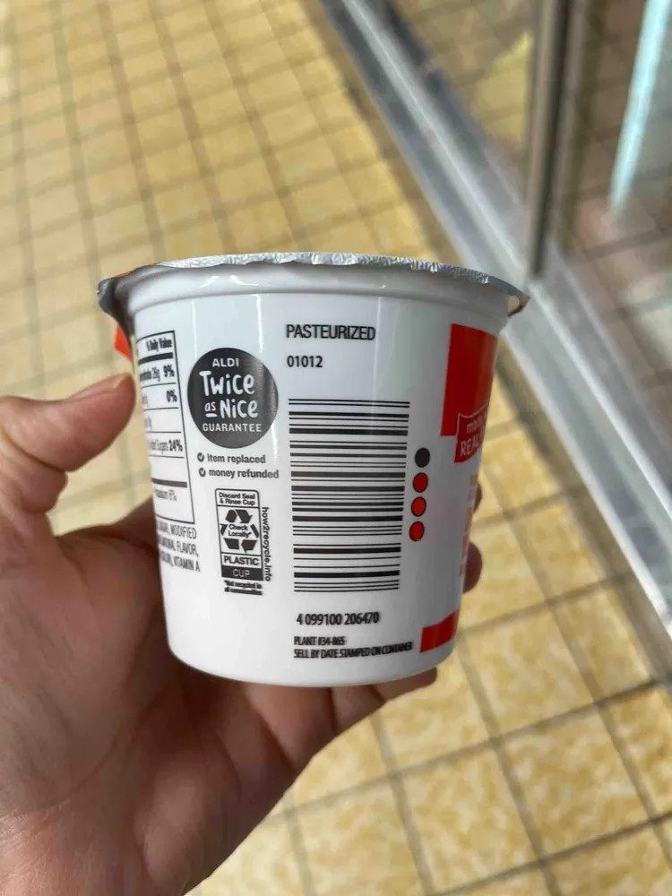 Strawberry yogurt