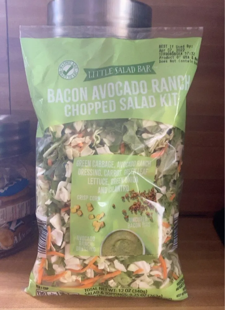 Bacon Avocado Ranch Chopped Salad Kit